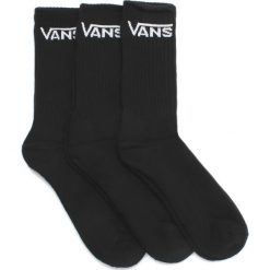 Vans 3-pack Skarpetki Czarny. Czarne skarpetki męskie Vans, bez wzorów, z elastanu. Za 68,95 zł.
