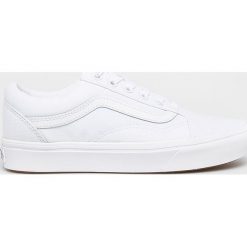 Vans - Tenisówki. Białe trampki i tenisówki damskie Vans, bez wzorów, z gumy, na sznurówki. Za 369,90 zł.