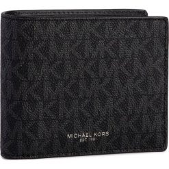 Duży portfel męski MICHAEL Michael Kors Greyson 39F9LGYF5P. Czarne portfele męskie MICHAEL Michael Kors, bez wzorów. Za 429,00 zł.