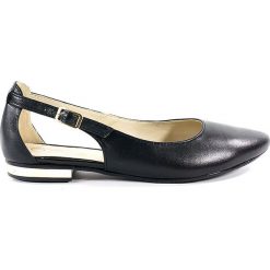 BALERINY DAMSKIE GRE 699 CZA. Baleriny damskie Gregors, bez wzorów, ze skóry, bez obcasa. Za 159,00 zł.