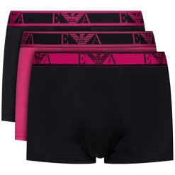 Komplet 3 par bokserek Emporio Armani Underwear 111357 0A715 91220. Bokserki męskie Emporio Armani Underwear, bez wzorów. Za 229,00 zł.