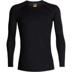 Icebreaker T-Shirt Męski 150 Zone Ls Crewe Czarnyl. Czarne koszulki męskie termoaktywne marki Icebreaker, m, bez wzorów, z długim rękawem. W wyprzedaży za 269,00 zł.