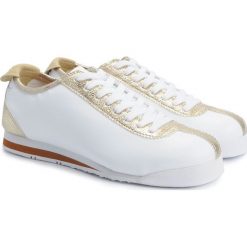 Twin-Set Sneakersy. Żółte trampki i tenisówki damskie Twin Set, z aplikacjami, ze skóry, bez zapięcia. Za 389,00 zł.
