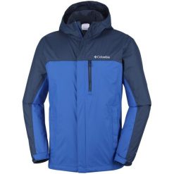 Columbia Kurtka Męska Mens Pouring Adventure J Azul/Collegiat M. Niebieskie kurtki sportowe męskie Columbia, m, bez wzorów, bez kaptura. Za 389,00 zł.