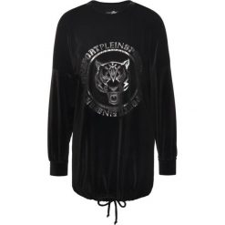 Bluza Plein Sport F19C WJO0523 STE003N. Czarne bluzy sportowe damskie Plein Sport, m, bez wzorów, z elastanu, bez rękawów, bez kaptura. W wyprzedaży za 629,00 zł.
