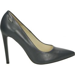 Czółenka - 17-41 PEL GRI. Szare buty ślubne damskie Venezia, ze skóry. Za 199,00 zł.