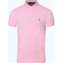Polo Ralph Lauren - Męska koszulka polo – Slim fit, różowy. Różowe koszulki męskie Polo Ralph Lauren, xl, bez wzorów, z bawełny, sportowe, bez rękawów. Za 449,95 zł.