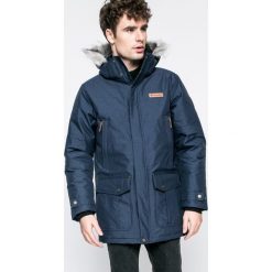 Columbia - Kurtka Timberline Ridge. Niebieskie płaszcze męskie Columbia, xxl, bez wzorów, z poliesteru, długie, z kapturem. W wyprzedaży za 499,90 zł.