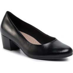 Półbuty LASOCKI - S4852-02 Black. Czarne czółenka damskie Lasocki, bez wzorów, ze skóry, eleganckie, bez obcasa, na obcasie, bez zapięcia. Za 199,99 zł.