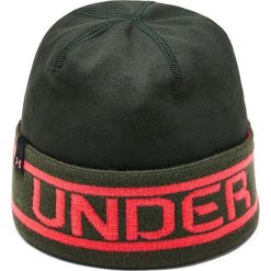Under Armour Czapka Zielony. Zielone czapki męskie Under Armour, bez wzorów, z materiału. Za 128,95 zł.