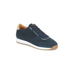 Buty BOSS Casual SONIC RUNNING. Niebieskie trampki męskie marki BOSS Casual, bez wzorów, casualowe, bez zapięcia. Za 1019,00 zł.