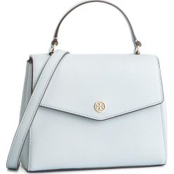 Torebka TORY BURCH - Robinson Small Top-Handle Satchel 49686 Seltzer 400. Niebieskie topy damskie Tory Burch, bez wzorów, ze skóry, z klasycznym kołnierzykiem. Za 1479,00 zł.