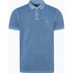 Marc O'Polo - Męska koszulka polo, niebieski. Niebieskie koszulki męskie Marc O'Polo, m, bez wzorów, z bawełny, eleganckie, bez rękawów. Za 249,95 zł.