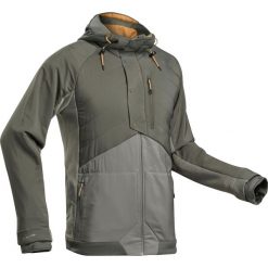 Bluza | NH500 Hybride męska. Brązowe bluzy męskie QUECHUA, xl, bez wzorów, z bawełny, bez kołnierzyka, bez rękawów, bez kaptura. Za 179,99 zł.