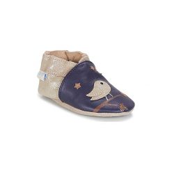 Kapcie niemowlęce Dziecko Robeez NIGHT BIRDS. Niebieskie kapcie dziewczęce marki Robeez. Za 97,30 zł.