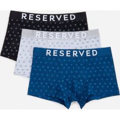 Bawełniane bokserki 3 pack - Turkusowy. Niebieskie bokserki męskie Reserved, z bawełny. Za 59,99 zł.