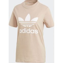 Bluzki damskie: Adidas Koszulka damska Originals Treofil beżowa r. 36 (CV9894)