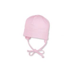 Czapeczki niemowlęce: Sterntaler Girls Czapeczka wiązana Jersey, kolor jasnoróżowy