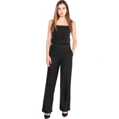 TWINSET Kombinezon Czarny. Czarne spodnie damskie Twinset, s, w paski, z wiskozy, bez kołnierzyka, bez rękawów. Za 1377,95 zł.