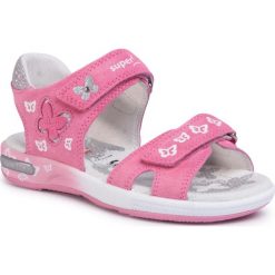 Sandały SUPERFIT - 6-06131-55 D Rosa. Różowe sandały dziewczęce Superfit, ze skóry, bez zapięcia. Za 319,00 zł.
