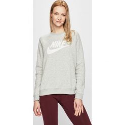 Nike - Bluza. Szare bluzy damskie Nike, s, z nadrukiem, z bawełny, bez rękawów, bez kaptura. W wyprzedaży za 249,90 zł.
