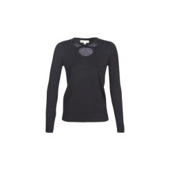 Swetry MICHAEL Michael Kors CROSS NK TOP. Czarne topy damskie MICHAEL Michael Kors, s, bez wzorów, bez rękawów, bez kaptura. Za 527,20 zł.