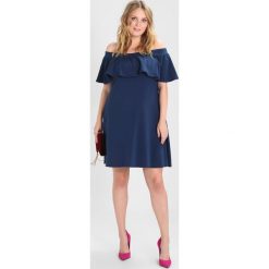 Sukienki: Pink Clove FRILL BARDOT DRESS Sukienka z dżerseju navy
