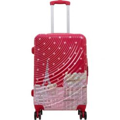 Walizka w kolorze biało-czerwonym - 71 l. Czerwone bez kategorii marki Chippie, Lolipops, z materiału. W wyprzedaży za 239,95 zł.