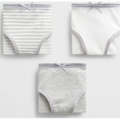 Mango Kids - Figi dziecięce Raquel 110-164 cm. Szare majtki dziewczęce Mango Kids, z elastanu. W wyprzedaży za 49,90 zł.