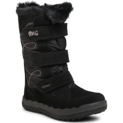 Śniegowce PRIMIGI - GORE-TEX 6381822 S Nero. Czarne śniegowce dziewczęce Primigi, bez zapięcia. Za 409,00 zł.