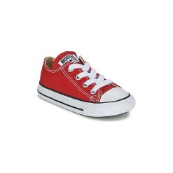 Buty Dziecko Converse CHUCK TAYLOR ALL STAR CORE OX. Czerwone trampki dziewczęce Converse, bez wzorów, retro, bez zapięcia. Za 179,00 zł.