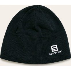 Salomon - Czapka. Niebieskie czapki męskie Salomon, na zimę, bez wzorów, z bawełny. Za 99,90 zł.
