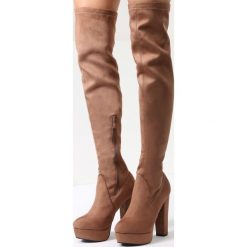 Khaki Kozaki Last Dance. Brązowe buty zimowe damskie marki vices, na wysokim obcasie. Za 159,99 zł.
