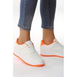 Biało-Pomarańczowe Buty Sportowe Virtuosity. Buty sportowe damskie Born2be. Za 69,99 zł.