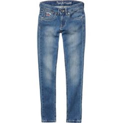 Dżinsy o kroju slim 8-16 lat. Niebieskie jeansy dziewczęce marki Pepe Jeans, z bawełny. Za 196,31 zł.