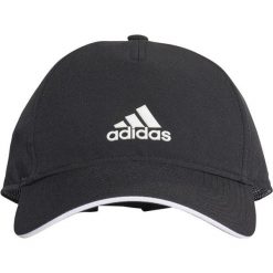 CZAPKA Z DASZKIEM ADIDAS CLIMALITE C40 (DAMSKA). Pomarańczowe czapki damskie Adidas, w paski, z poliesteru. W wyprzedaży za 69,99 zł.