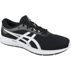 Asics Patriot 11 1011A568-001 buty do biegania męskie czarne 46. Czarne buty sportowe męskie Asics, z gumy, bez zapięcia, do biegania. W wyprzedaży za 199,99 zł.