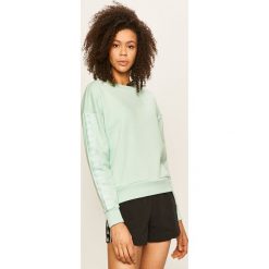 Kappa - Bluza. Czarne bluzy damskie Kappa, s, z aplikacjami, z bawełny, bez rękawów, bez kaptura. Za 169,90 zł.