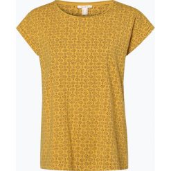 Esprit Casual - T-shirt damski, żółty. Żółte t-shirty damskie Esprit Casual, xl, z nadrukiem, casualowe, bez kołnierzyka. Za 49,95 zł.