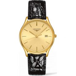 LONGINES Les Grandes Lyre L4.859.2.32.2. Szare zegarki męskie LONGINES, złote. Za 3690,00 zł.