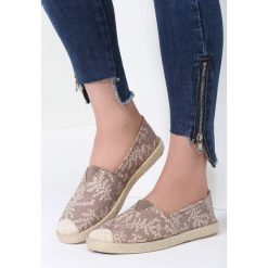 Beżowe Espadryle Beautiful Desire. Brązowe espadryle damskie marki vices, na płaskiej podeszwie. Za 49,99 zł.