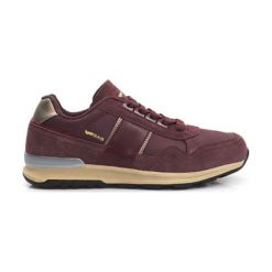 Sneakersy w kolorze bordowym. Czerwone trampki męskie U.S. Polo Assn., Gas, na sznurówki. W wyprzedaży za 234,95 zł.