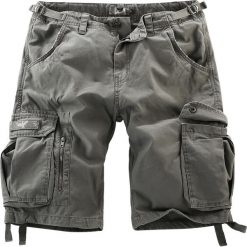 Spodenki i szorty męskie: Black Premium by EMP Army Vintage Shorts Krótkie spodenki Vintage szary