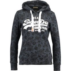 Bluzy damskie: Superdry VINTAGE FLORAL HOOD Bluza z kapturem eclipse navy marl