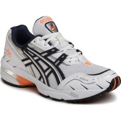 Sneakersy ASICS - Gel-1090 1021A275 White/Midnight 100. Białe sneakersy męskie Asics, bez zapięcia. Za 399,00 zł.