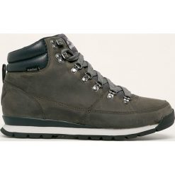 The North Face - Buty Back To Berkeley Redux Leather. Szare buty trekkingowe męskie The North Face, ze skóry ekologicznej, na sznurówki, outdoorowe, primaloft. W wyprzedaży za 469,90 zł.