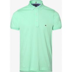 Tommy Hilfiger - Męska koszulka polo, zielony. Zielone koszulki męskie TOMMY HILFIGER, xxl, z haftami, z bawełny, bez rękawów. Za 299,95 zł.