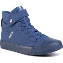 Trampki BIG STAR - FF274584 Blue. Niebieskie półbuty damskie BIG STAR, bez wzorów, z gumy, bez zapięcia. Za 139,00 zł.