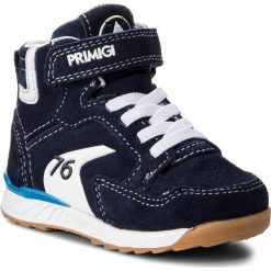 Sneakersy PRIMIGI - 2448711 M Navy. Niebieskie trampki chłopięce Primigi, bez wzorów, z zamszu, bez zapięcia. W wyprzedaży za 179,00 zł.