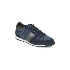 Buty BOSS Athleisure MAZE LOWP KNIT. Niebieskie trampki męskie marki BOSS Athleisure, bez wzorów, bez zapięcia. Za 599,20 zł.
